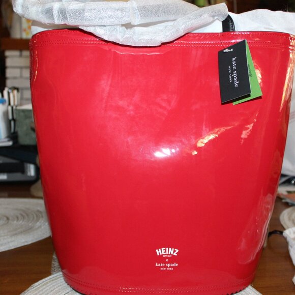 NWT Heinz X Kate Spade New York Large Tote and Key Fob STUNNING! - Picture 15 of 15